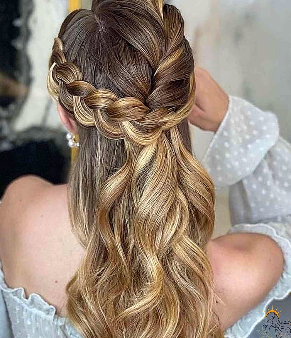 30 Updo Hairstyles For Long Hair Everyone Is Pinning Right Now 9 Stunning Half Up Half Down Braided Hairstyles Ideas Unveiled