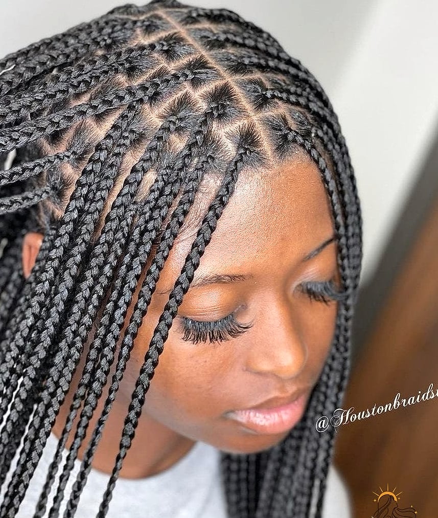 Stunning Knotless Braids with Beads Ideas for Black Women