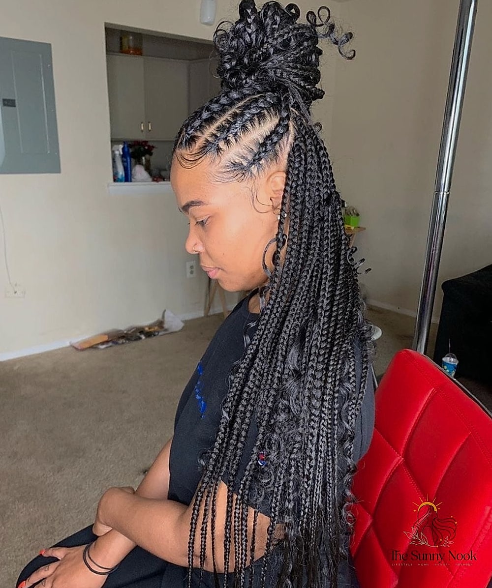 Stunning Knotless Braids with Beads Ideas for Black Women