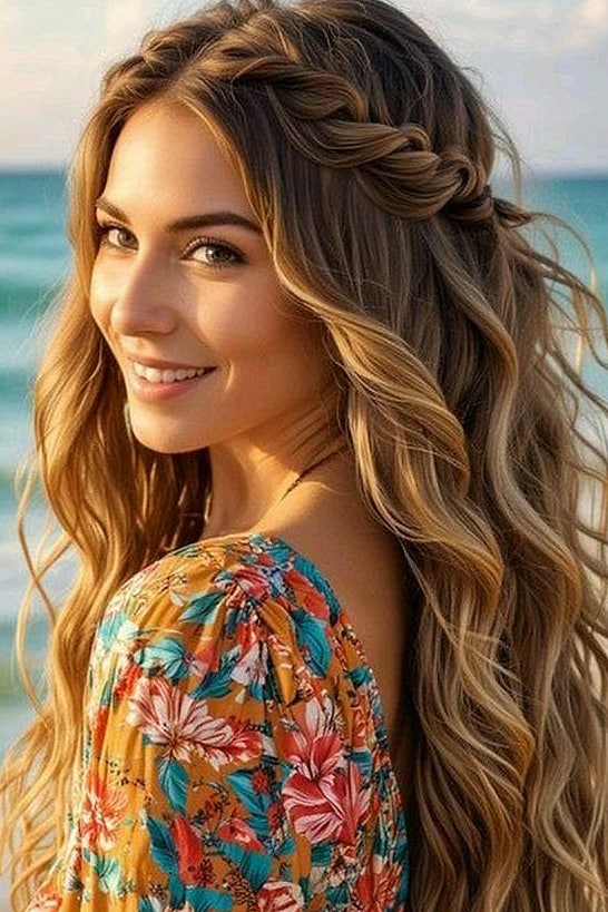Stylish Braided Waves for Short Hair