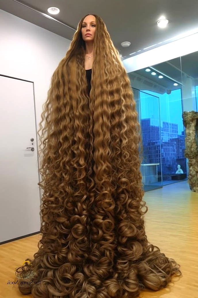 Super Long Black Curls