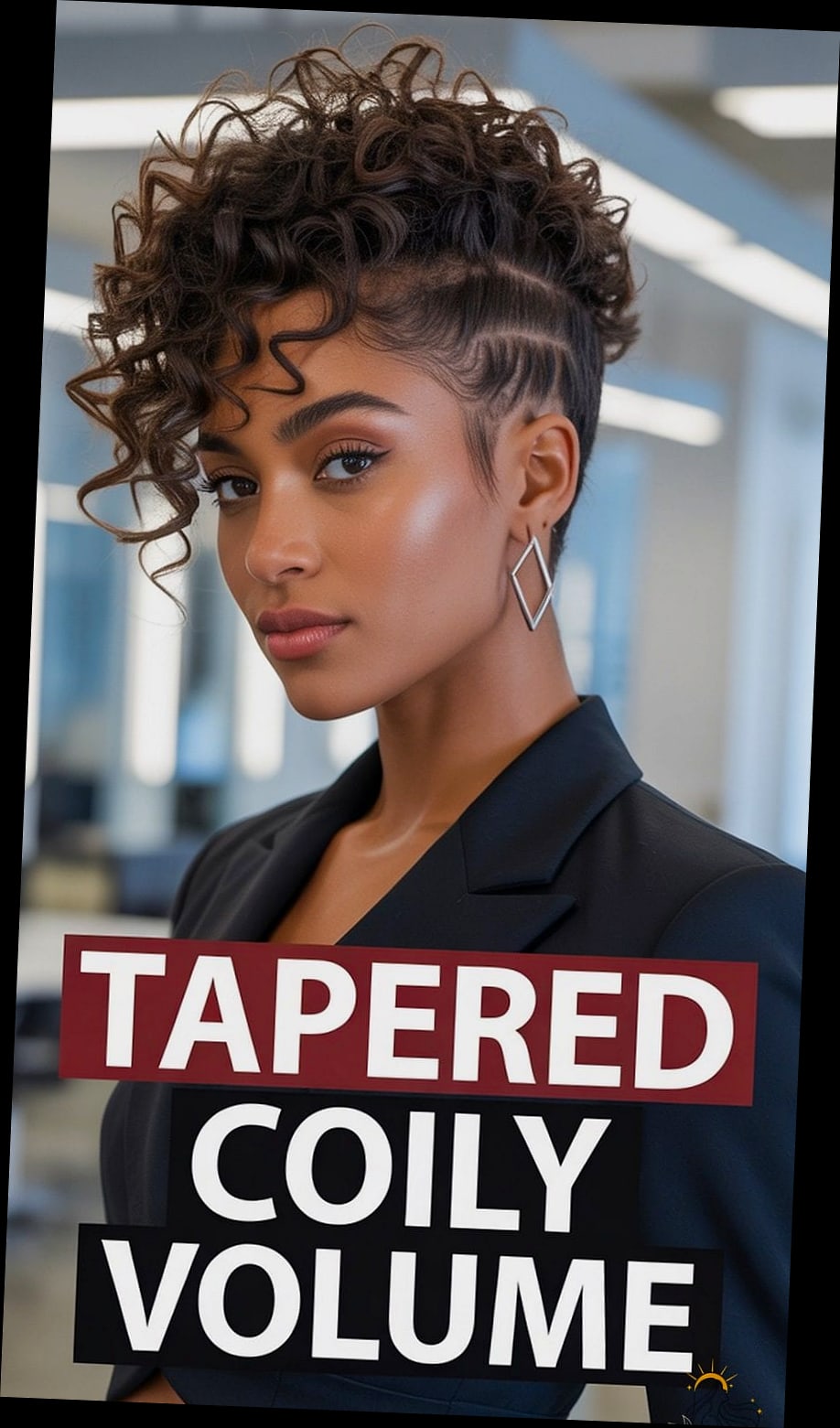 7 Sporty Hairstyles For Short Hair We're Obsessed With Right Now 7 The Tapered Coily Crop
