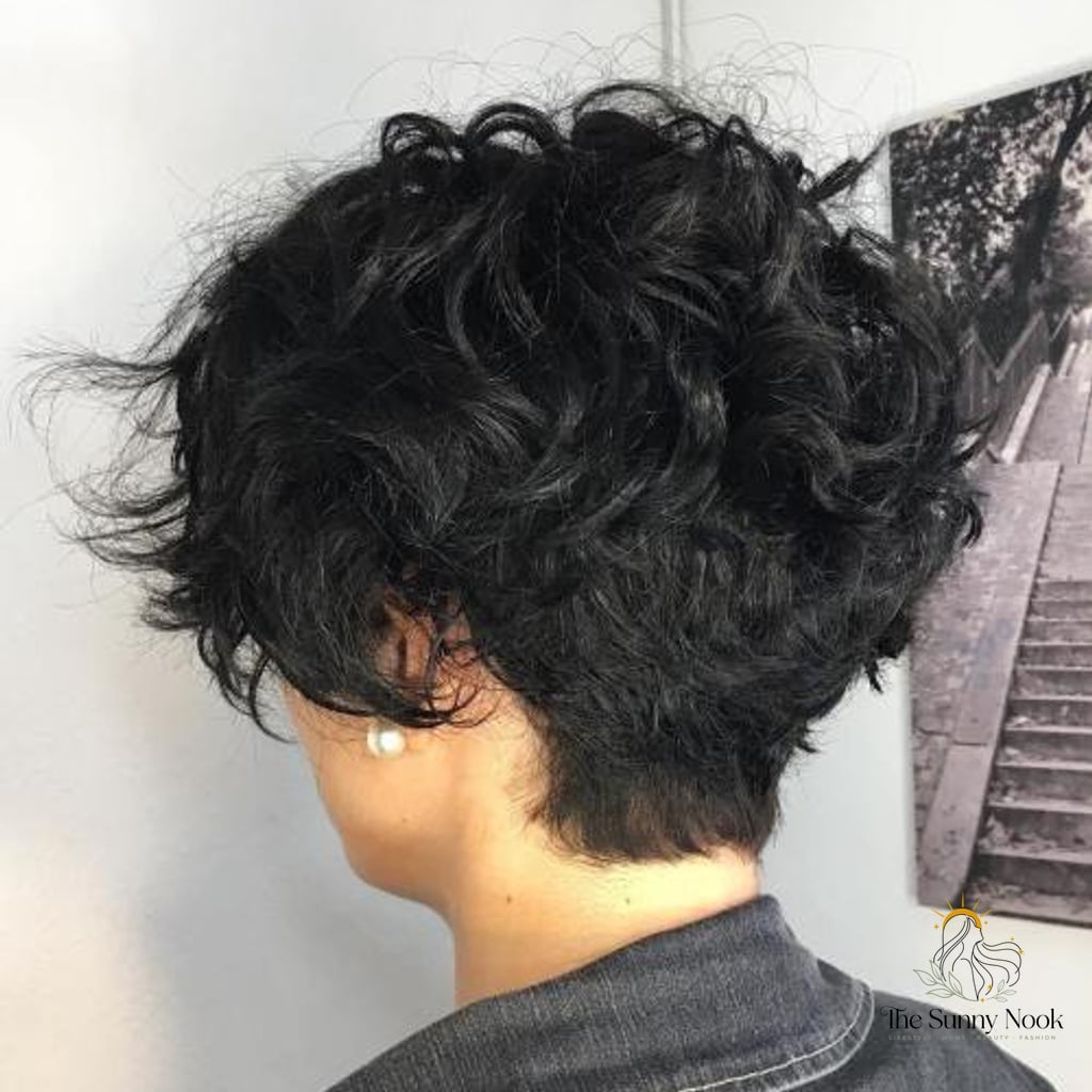 Tapered Wavy Pixie