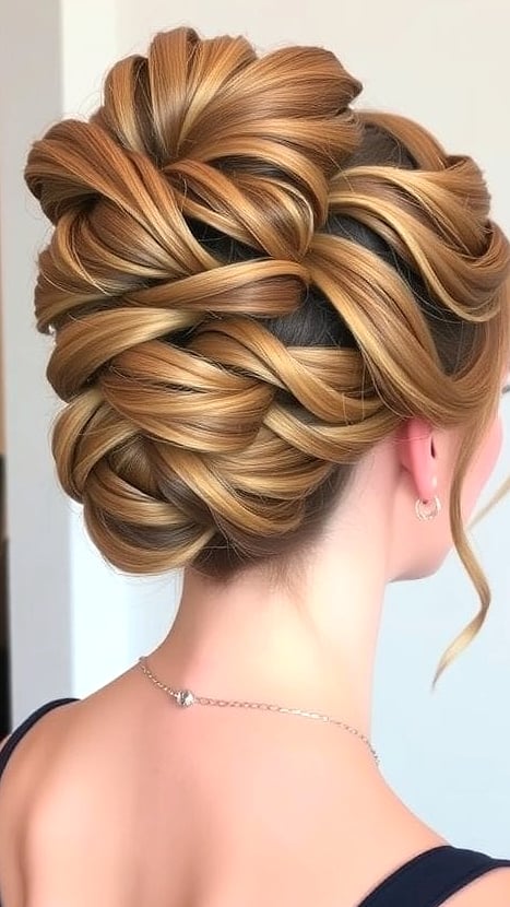 20 Updo Hairstyles For Short Hair to Transform Your Look Instantly 11 The Textured Faux Bob Updo