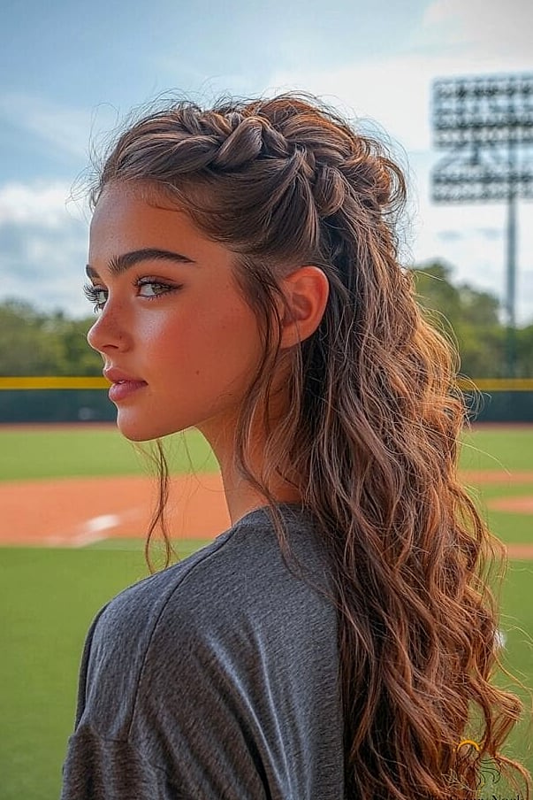 Textured Half-Up Twist