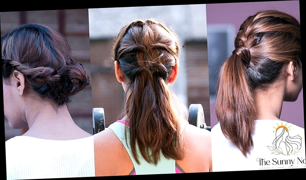 16 Gym Hairstyles For Medium Hair Inspo That's Giving Us Everything 17 Textured Low Ponytail
