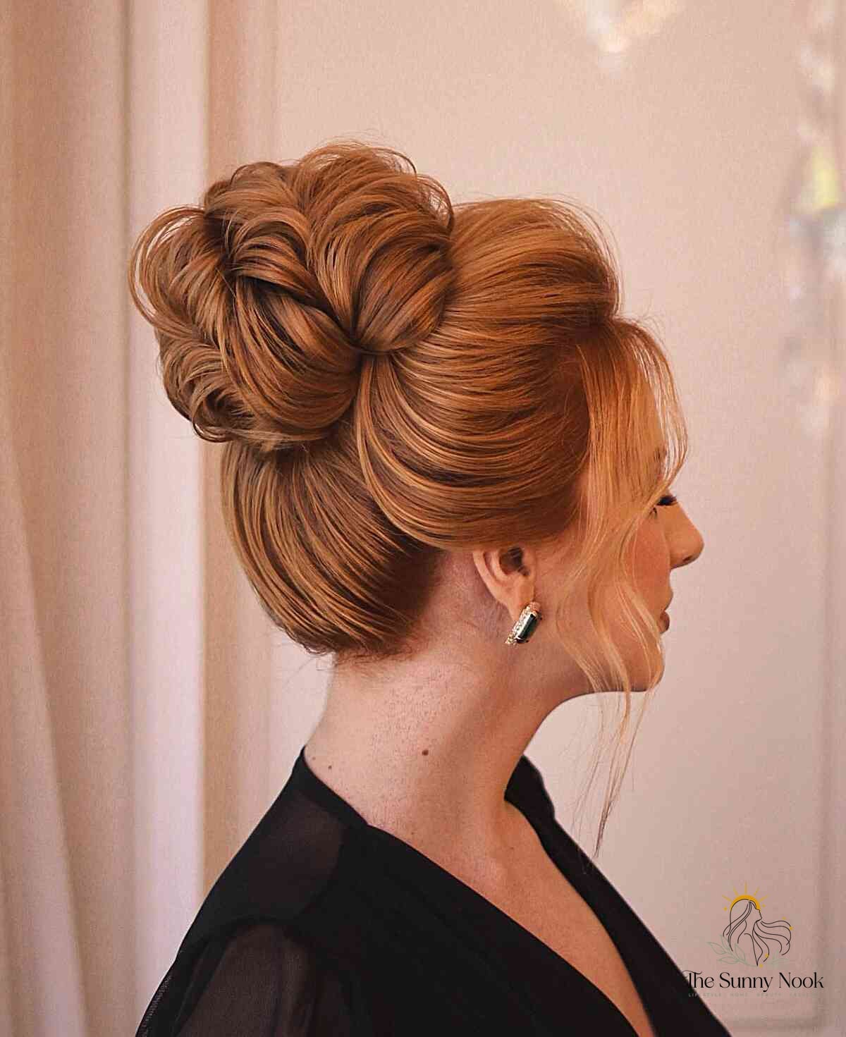25 Wedding Hairstyles Updo We're Obsessed With Right Now 13 Textured Middle Height Bun