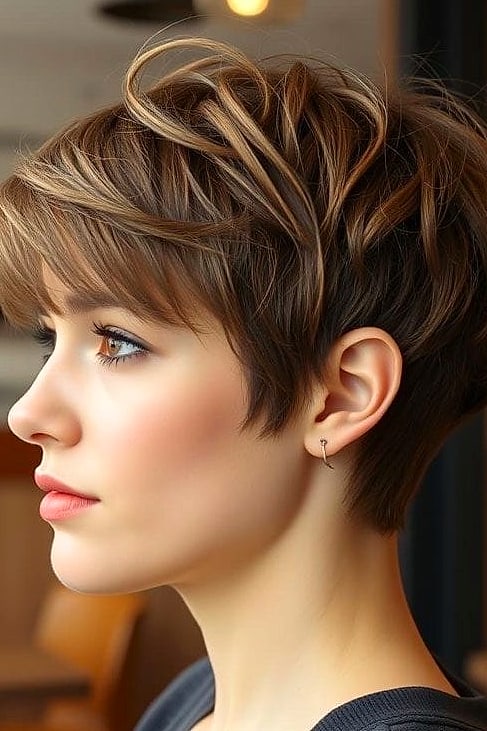 Textured Pixie Cut