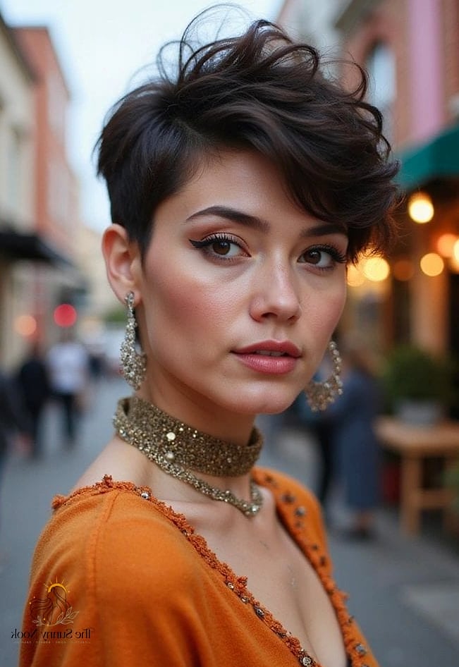 Textured Pixie Cut