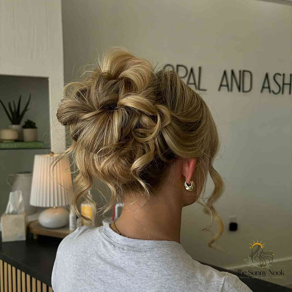 30 Updo Hairstyles For Long Hair Everyone Is Pinning Right Now 25 Textured Romantic Updo for Long Hair