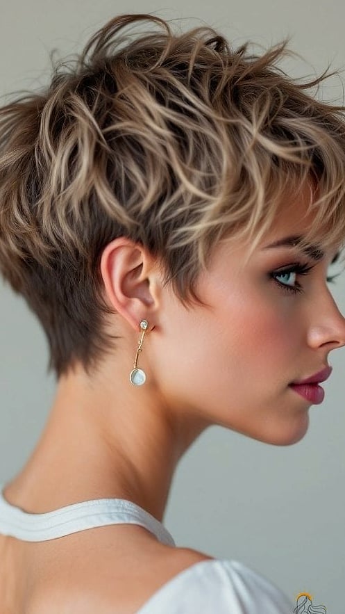 Textured Short Cut with Volume