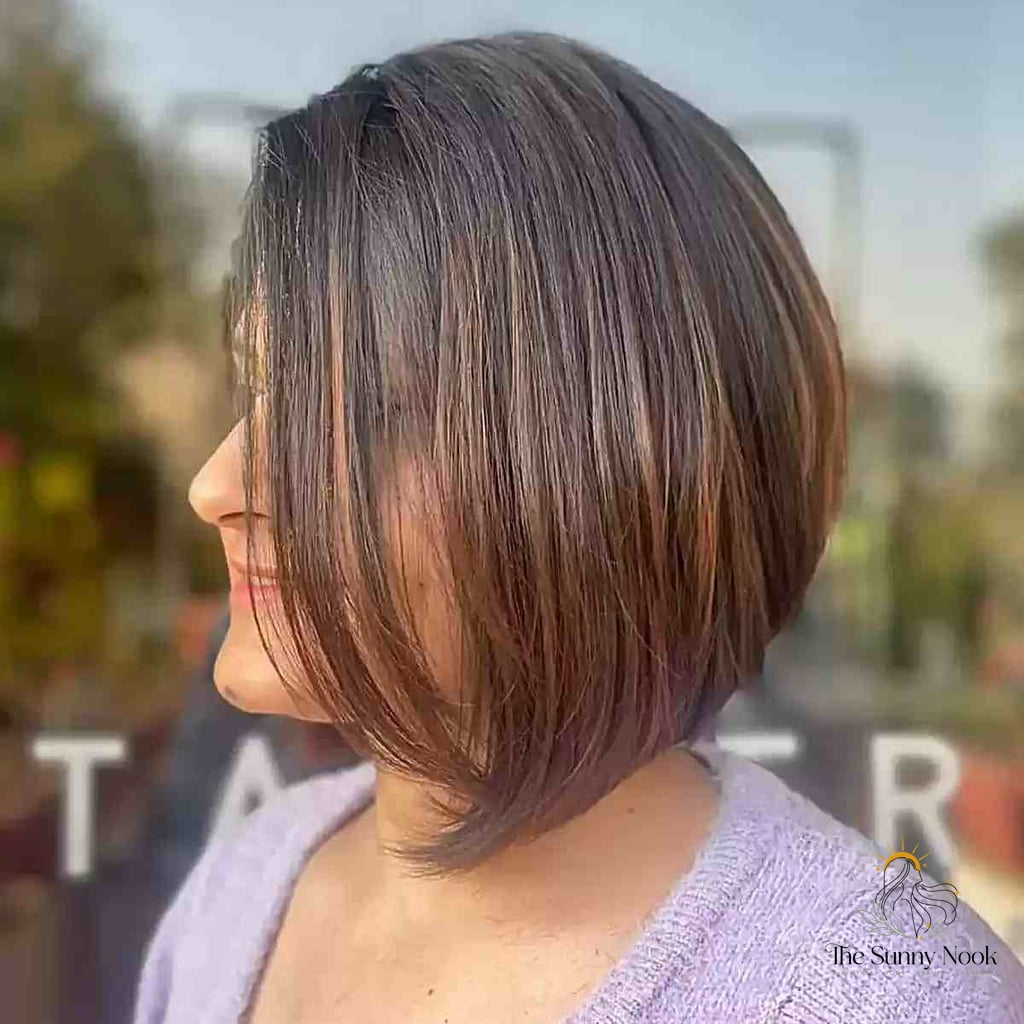 17 Gorgeous Short Hairstyles For Round Faces for Every Hair Type 8 Trendy Short Angled Bob