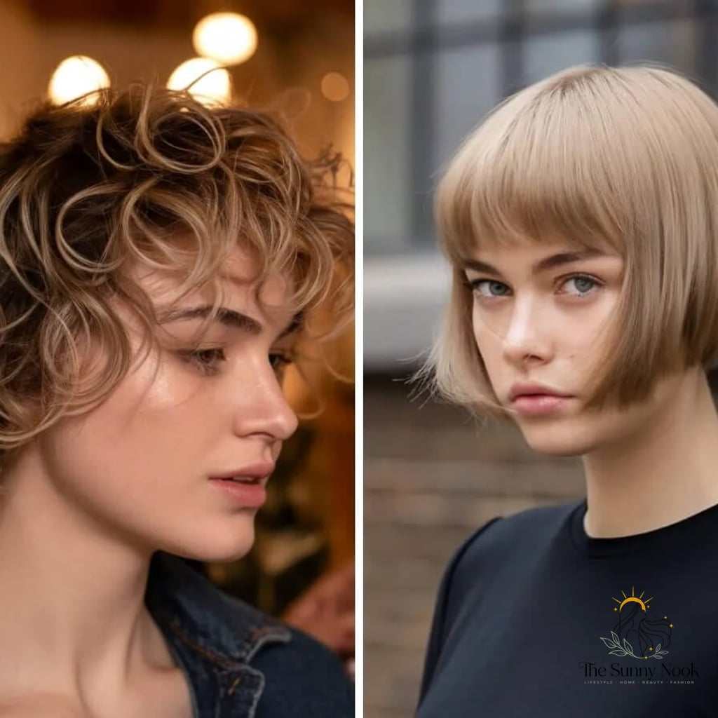 Trendy Short Haircuts for Women with Round Faces