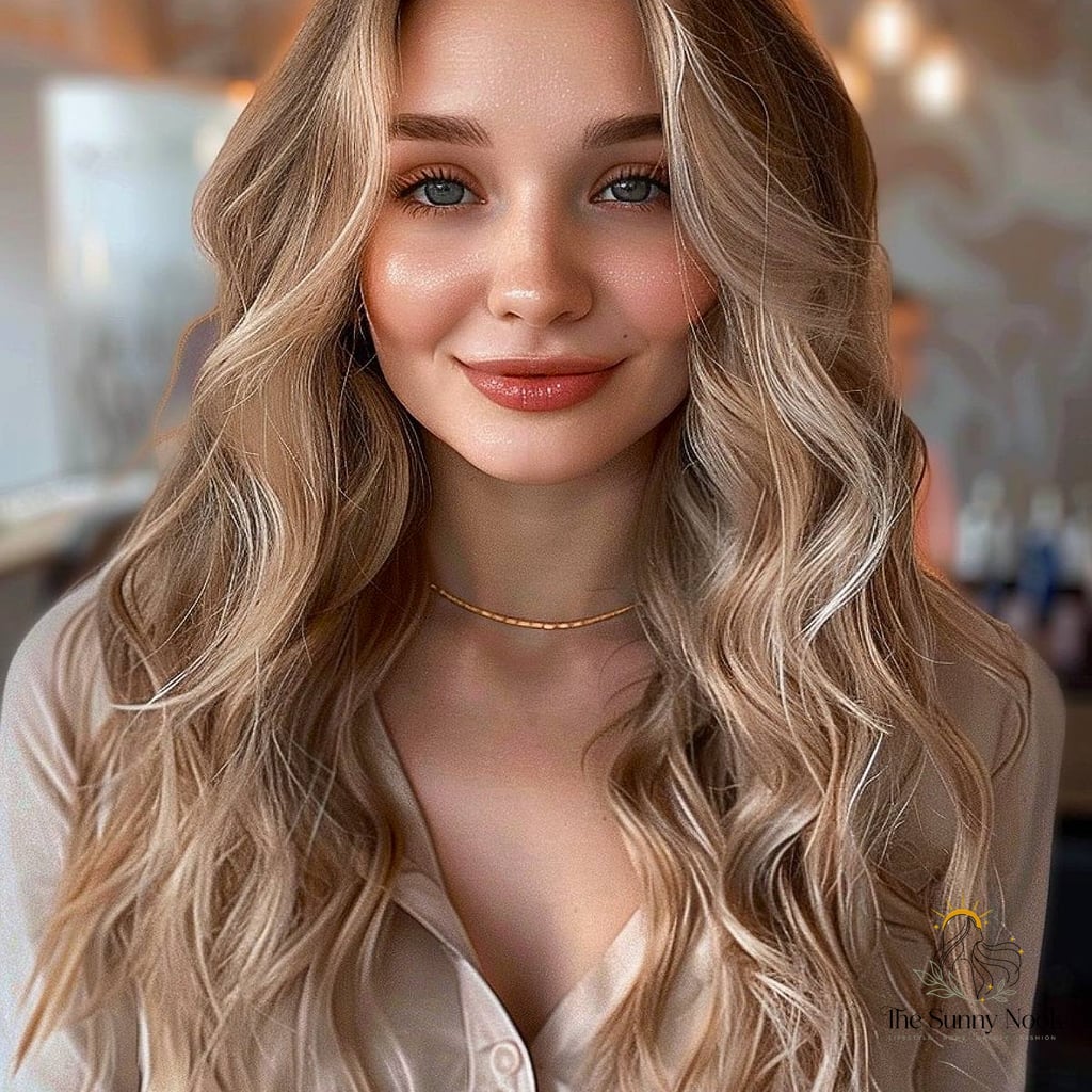 Trendy Work Hairstyle for Long Hair