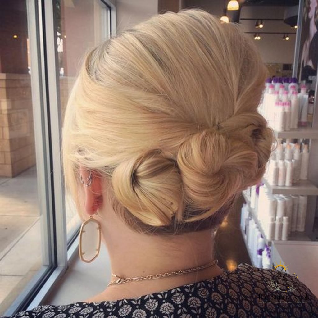 Triple Bun Updo