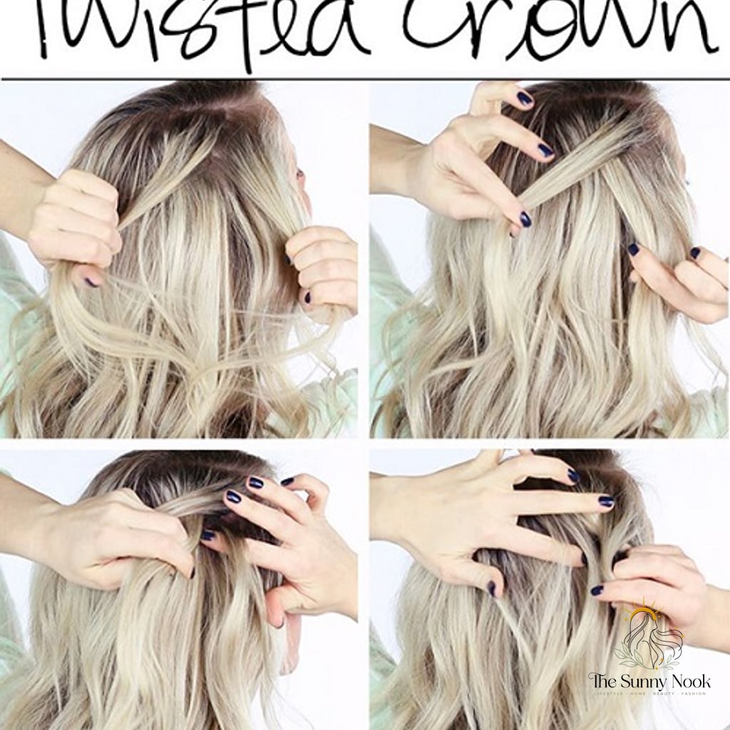 17 Hairstyles For Short Hair Braids That Are Actually Easy to DIY 10 Twisted Braid Bun