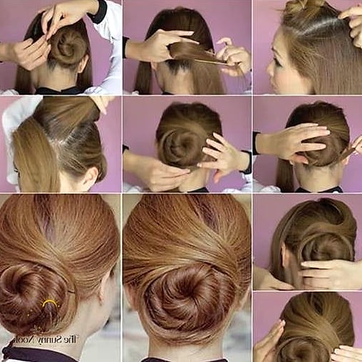 17 Simple Bun Hairstyles That Are Actually Easy to DIY 7 Twisted Bun