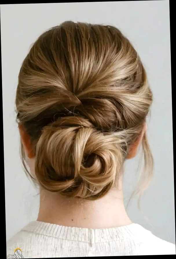 15 Hair Updos For Medium Hair to Transform Your Look Instantly 7 Twisted Chignon