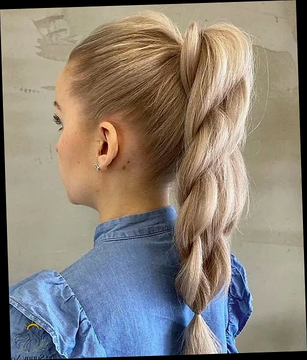 16 Short Hair Ponytail Hairstyles Ideas You Need to Try Right Now 12 Twisted Crown Pony