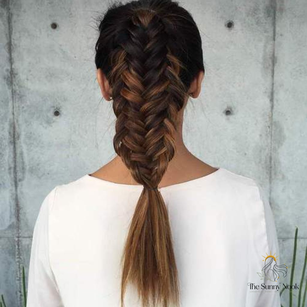 30 Hairstyles For Long Hair Braids That Prove This Trend Is Here to Stay 24 Twisted Fishtail Braid