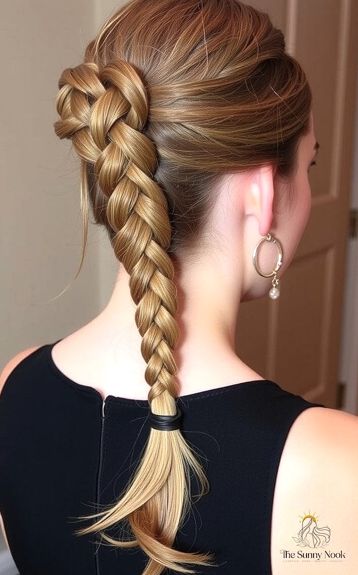 15 Stunning Ponytail Braid Hairstyles Black Worth Bookmarking Today 9 Twisted Rope Braid Ponytail