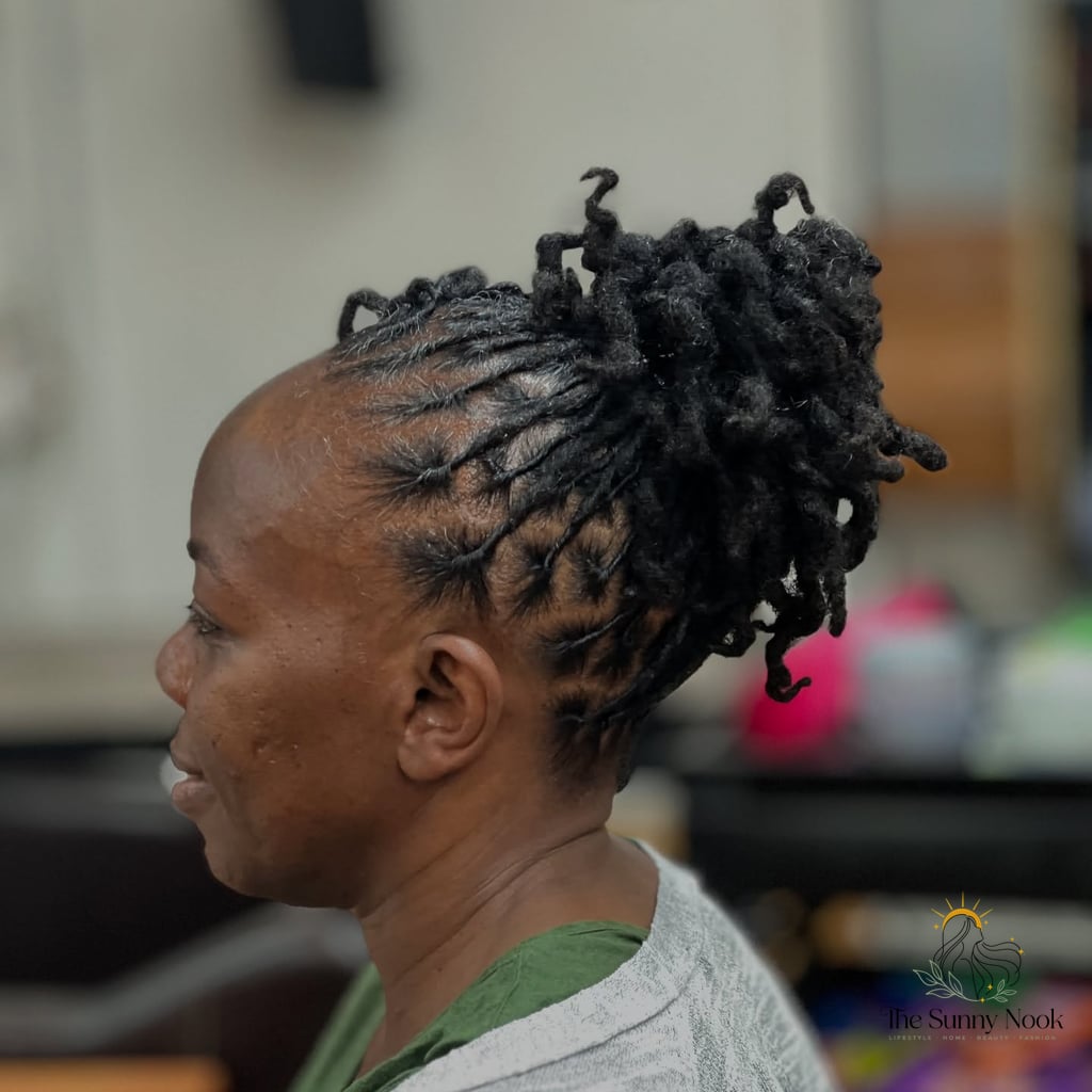 Twisted Updo With That Fun, Piled-High Silhouette