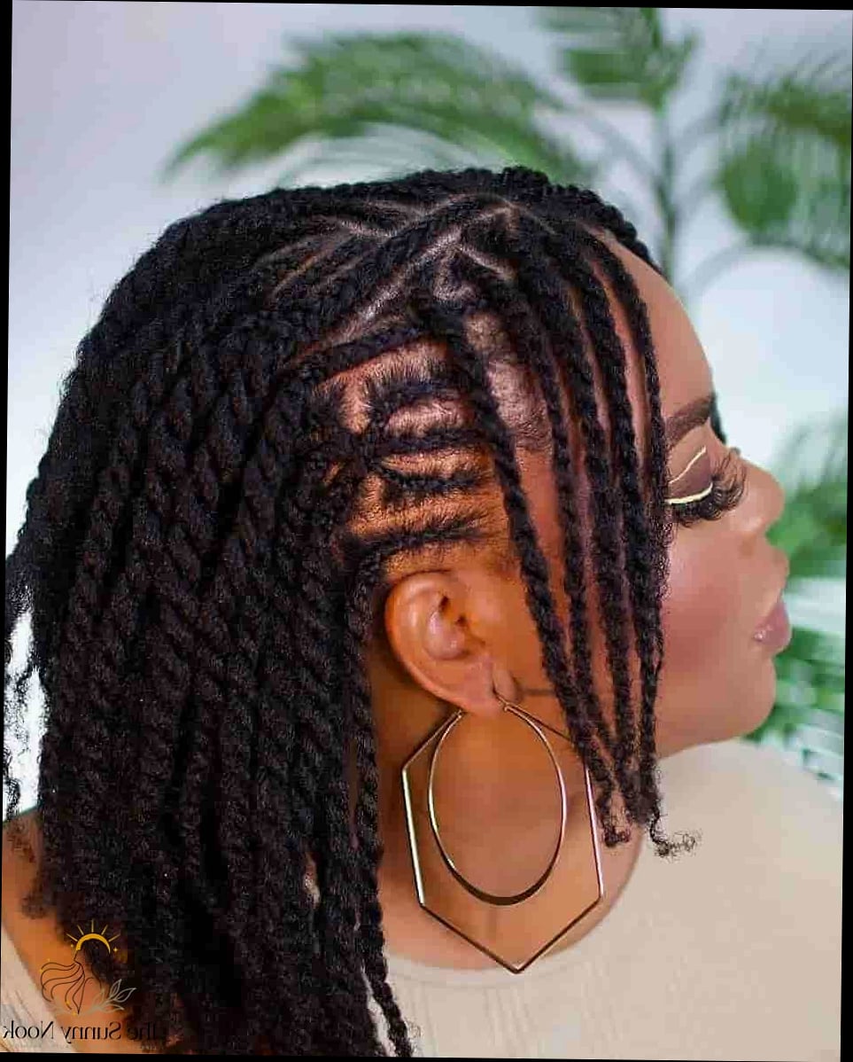 20 Hairstyles For Short Natural Hair That Belong on Your Inspiration Board 4 Twist-Out Tresses
