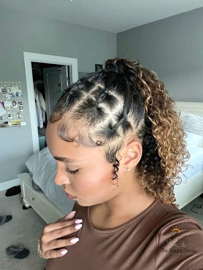 Two French Braids into One Ponytail