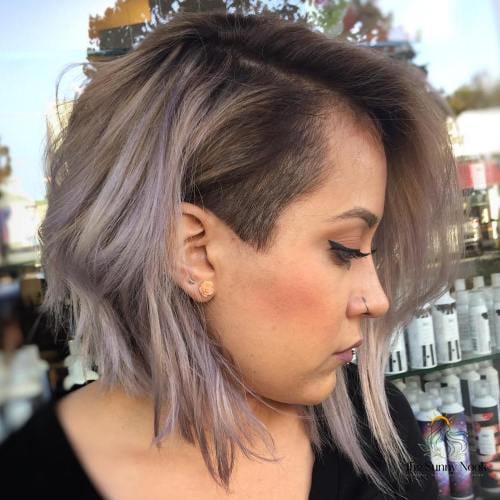 22 Side Shaved Hairstyles Long Hair That Belong on Your Inspiration Board 14 Undercut Long Bob