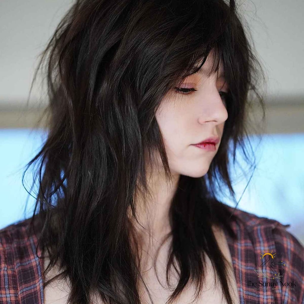 21 Hairstyles For Thick Hair Medium to Save Before They Blow Up 19 Undone Shag with Layers