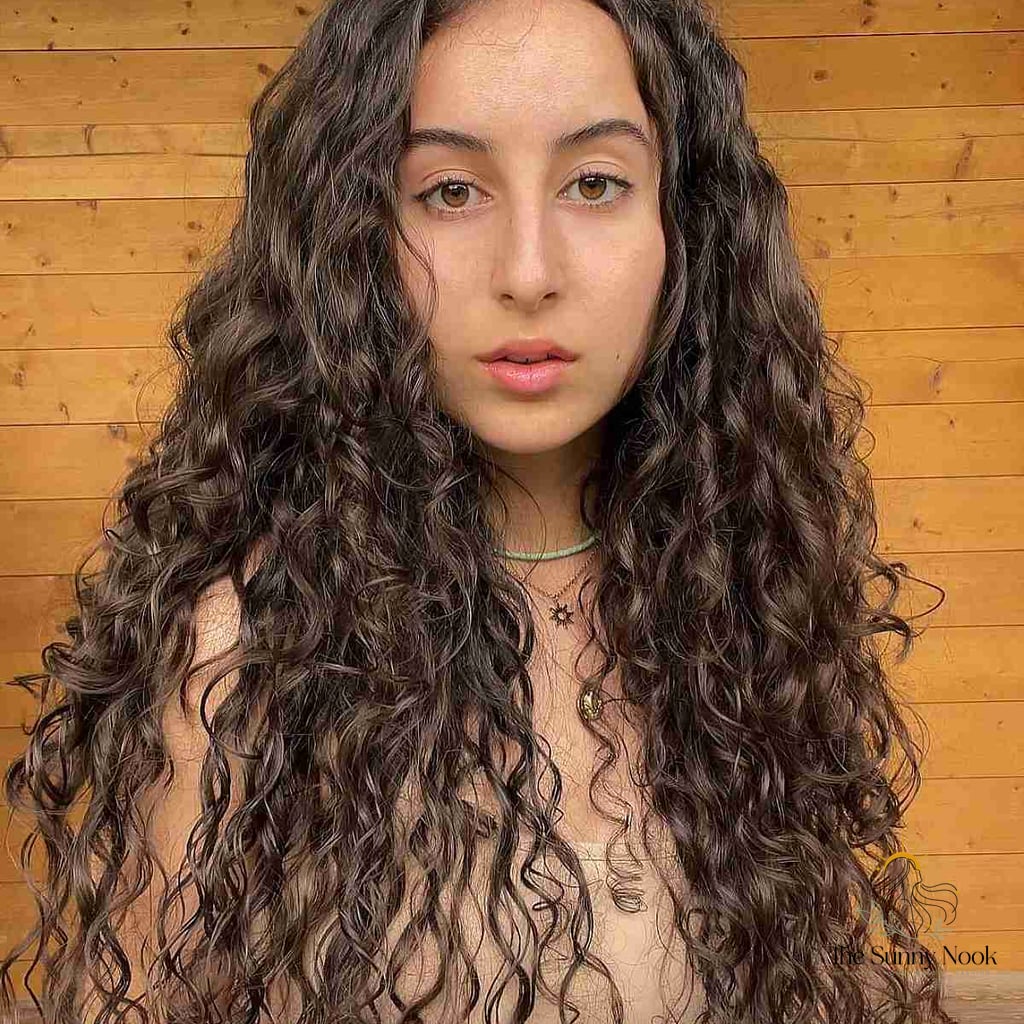 Very Long Brunette Curls