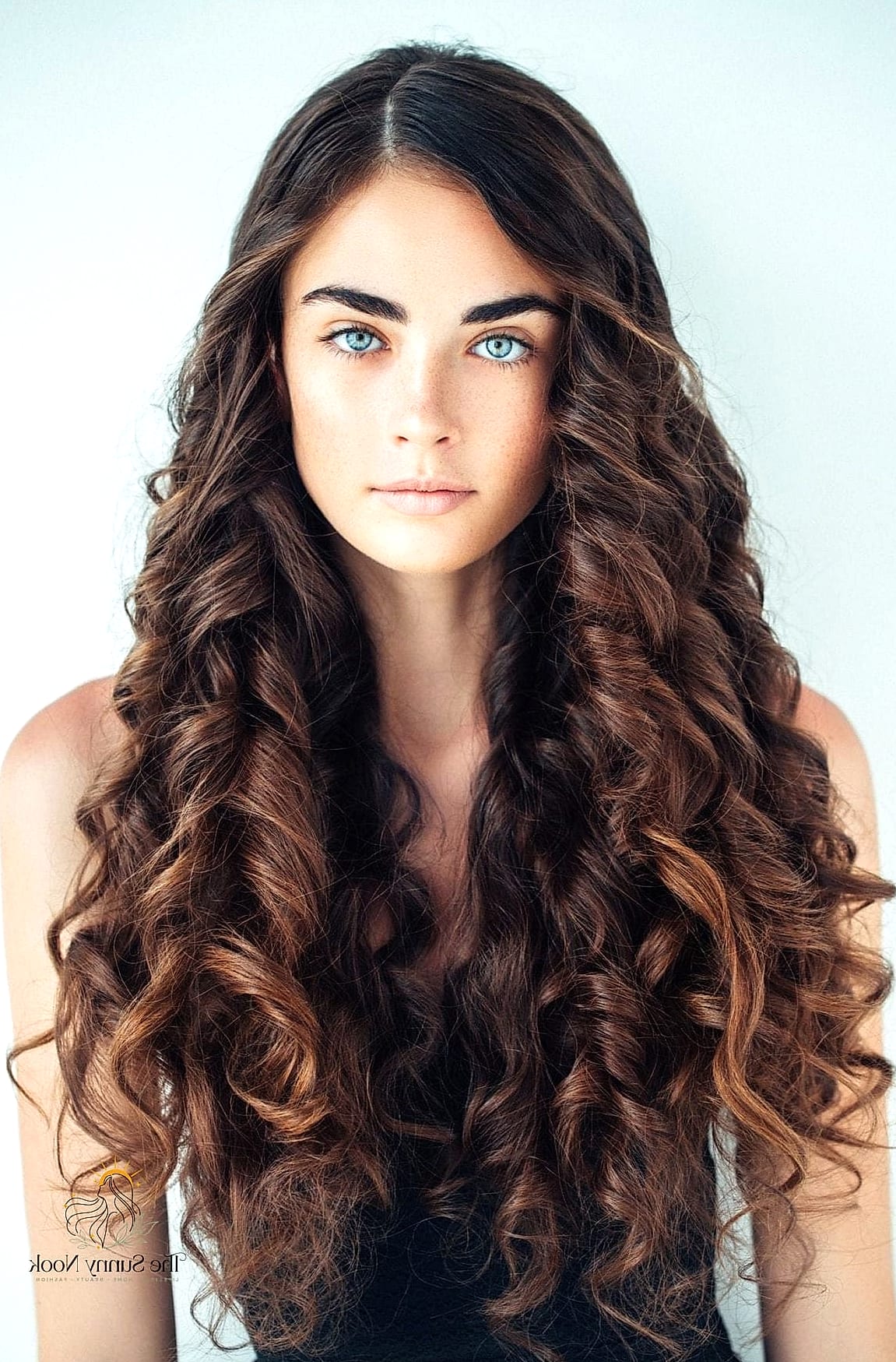 Very Long Brunette Curls
