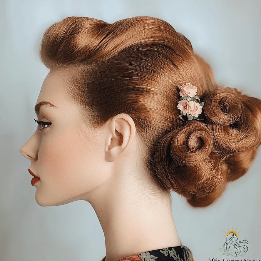 20 Updo Hairstyles For Short Hair to Transform Your Look Instantly 9 The Vintage Finger Waves Updo