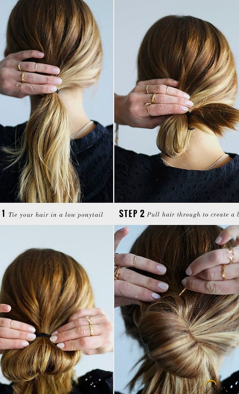 15 Messy Bun Tutorial For Short Hair to Save Before They Blow Up 14 Vintage Hollywood Curls for Glamour