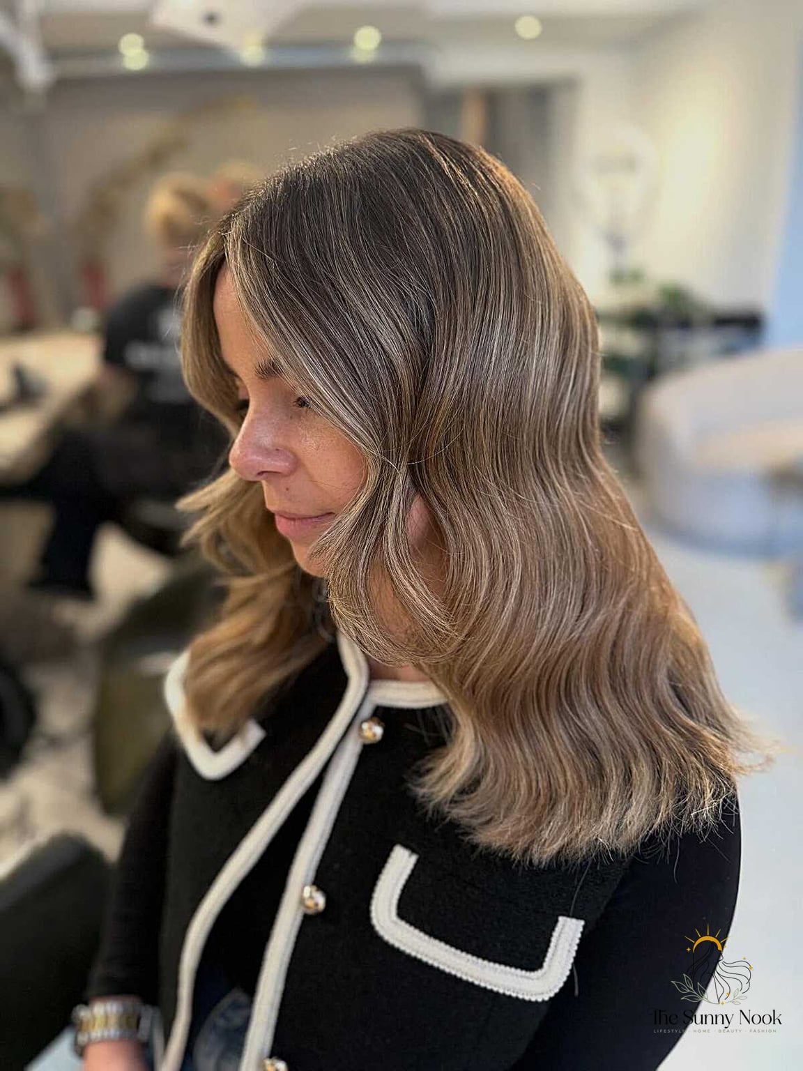 Warm Ash Blonde with Lived-In Layers