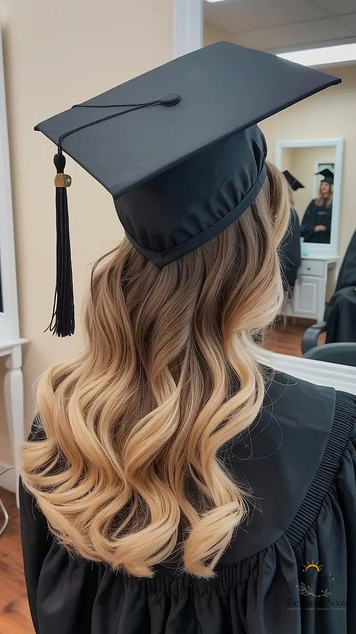 Warm Medium Blonde with Flipped Ends