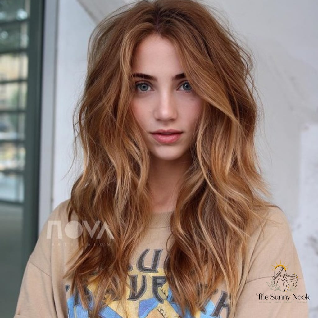 14 Tomboy Hairstyles For Long Hair to Transform Your Look Instantly 3 Wavy Haircut Without Bangs