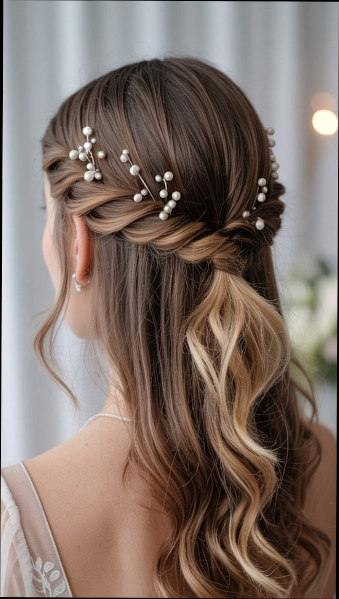 17 Short Hair Hairstyles For Wedding Indian to Save Before They Blow Up 10 Wavy Layers with Dark Purple Burgundy Accents