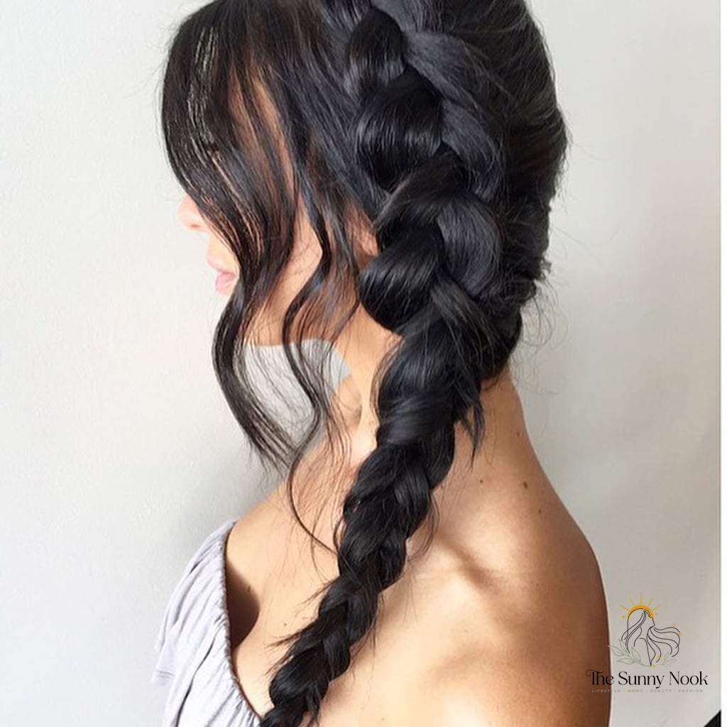 23 Braid Hairstyles For Long Hair You'll Want to Re-Create Immediately 16 When Your Hair Has That Much Texture, You Just Let the Braid Show It Off