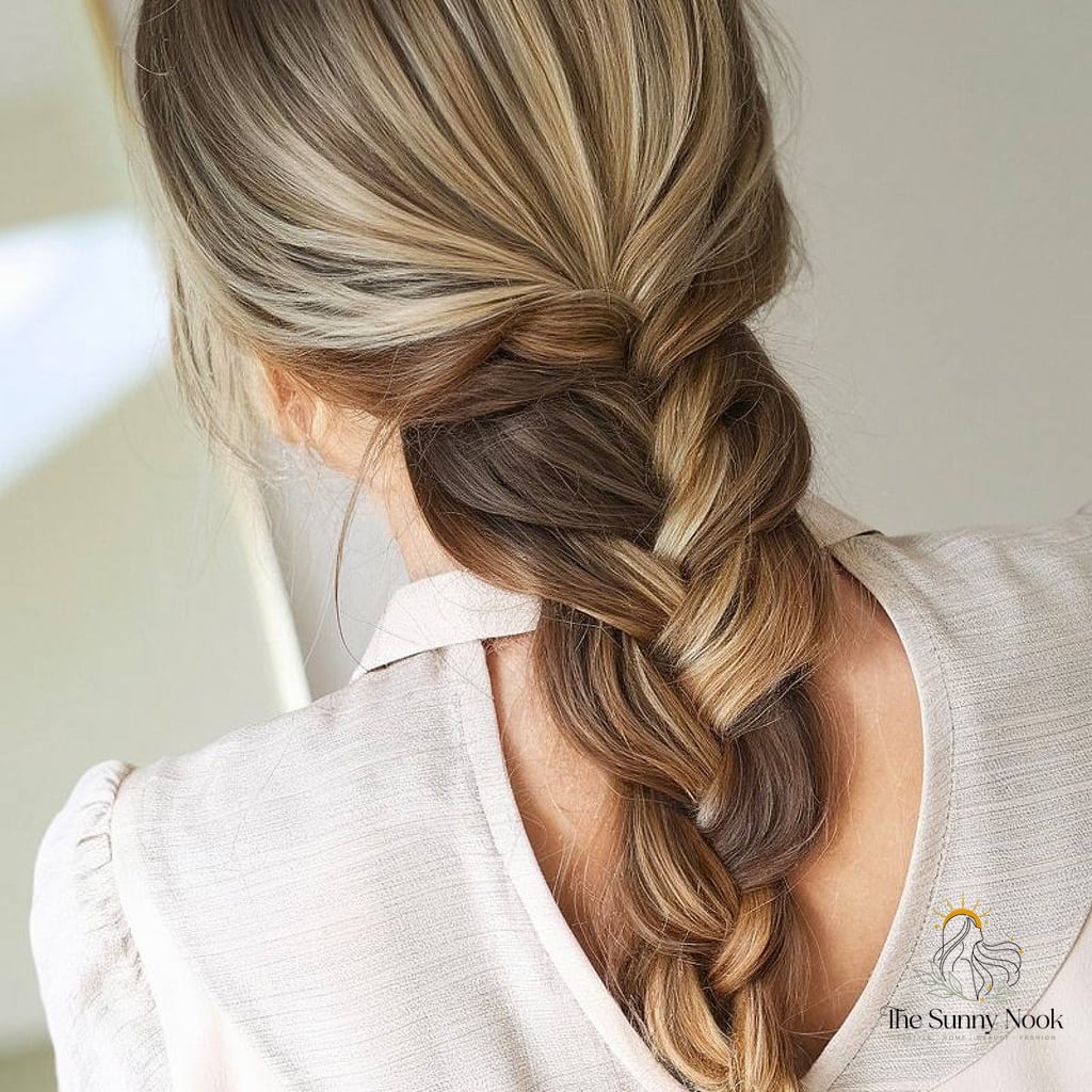 Work Hairstyle for Thick Long Hair