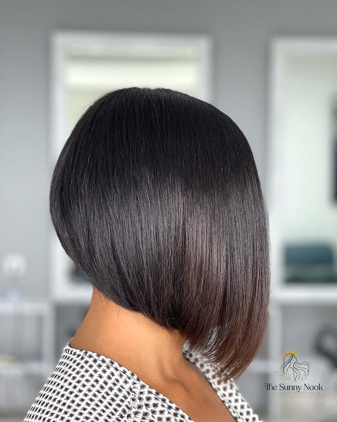 Angled Bob with Dimensional Balayage