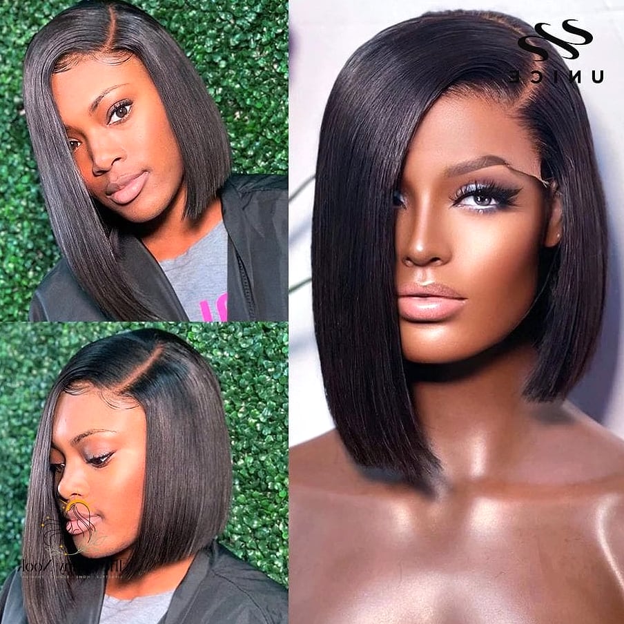 22 Cute Wig Hairstyles Ideas You Need to Try Right Now 20 Asymmetrical Bob with Undercut