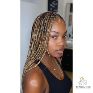 18 Knotless Braid Hairstyles Ideas You Need to Try Right Now 6 Blonde knotless braids