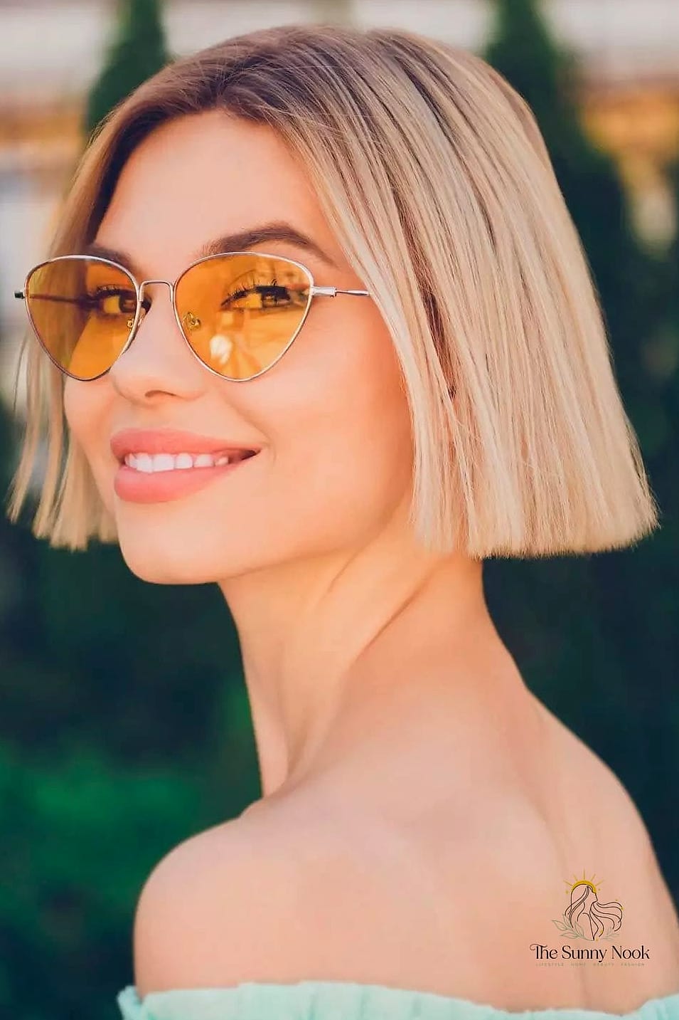 Blunt Bob with Sharp Ends