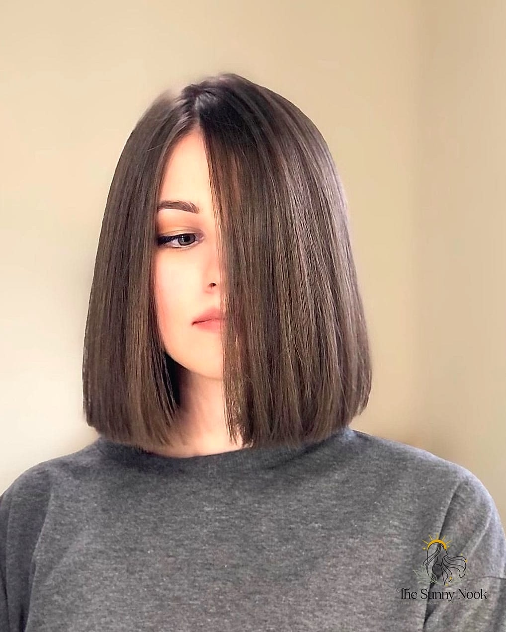 Blunt Cut Bob with a Micro Fringe