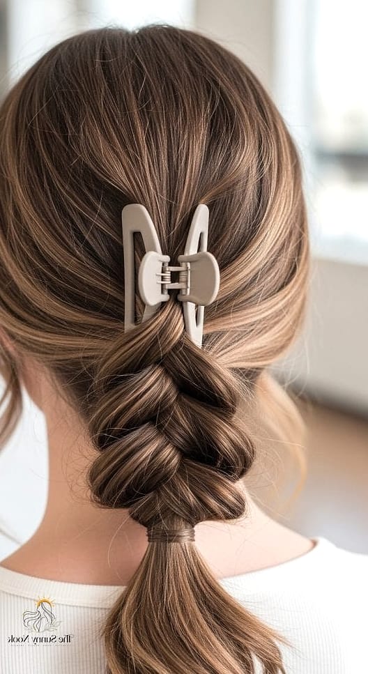 27 Hair Claw Clip Hairstyles That Are Trending on Pinterest This Week 19 Boho Claw Clip Twist with Loose Waves