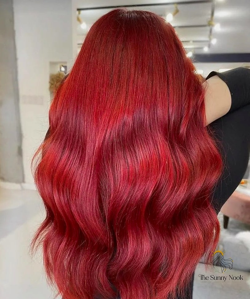 Bold Cherry Red Pixie