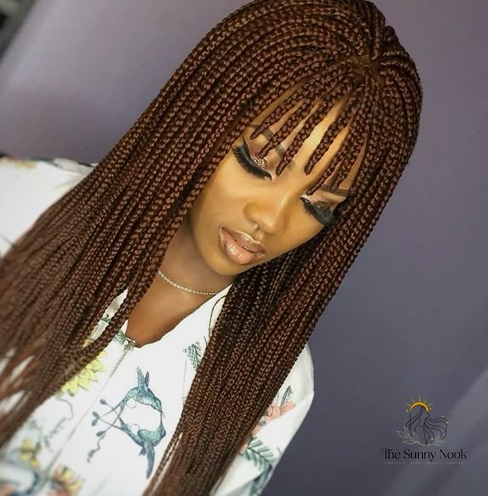 Braided Bangs