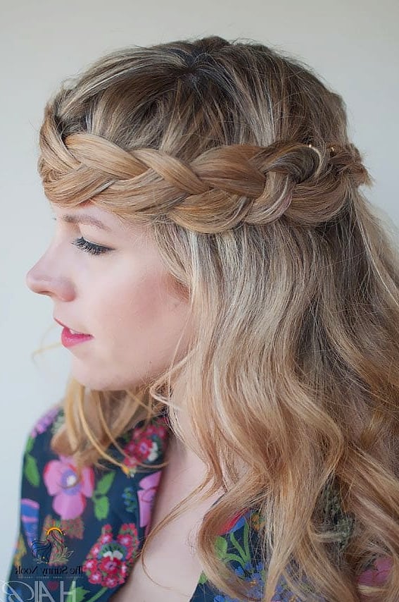 23 Hairstyles Party to Show Your Stylist ASAP 6 Braided Crown