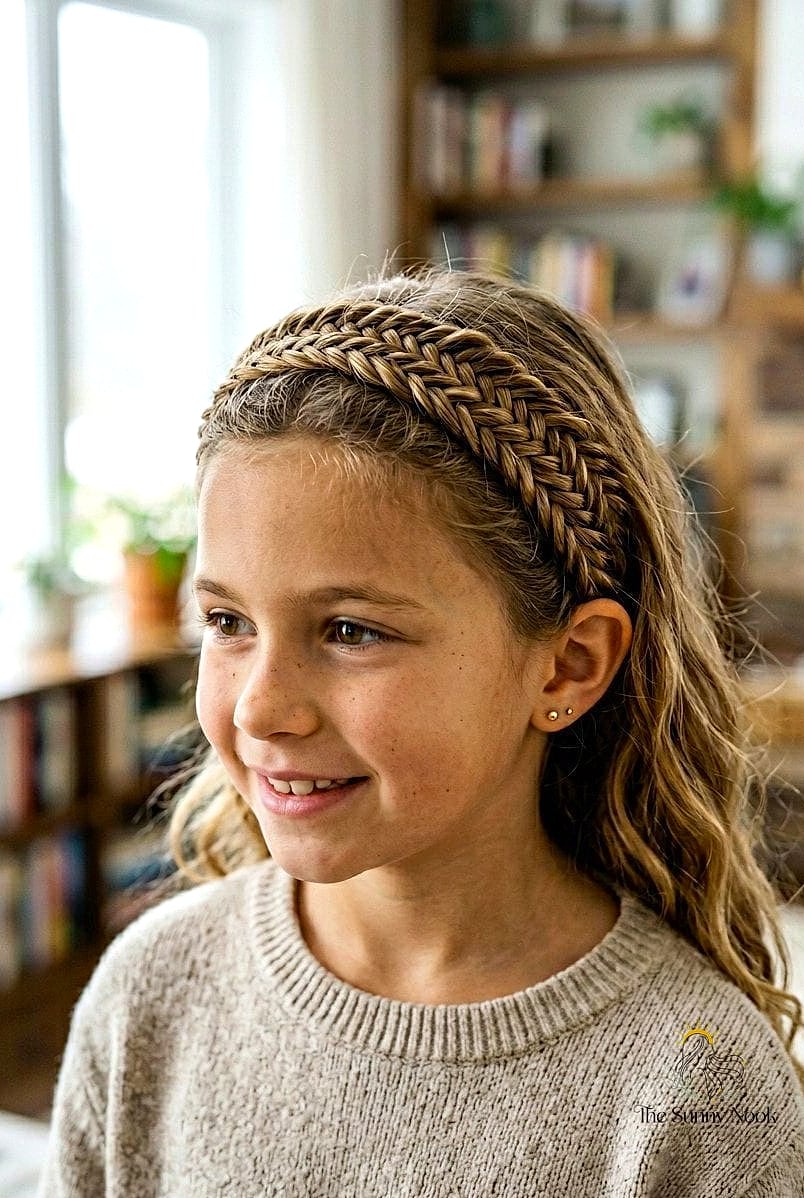 20 Gorgeous First Day Of School Hairstyles for Every Hair Type 10 Braided Headband